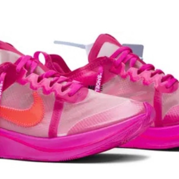 Off-White x Zoom Fly SP 'Tulip Pink